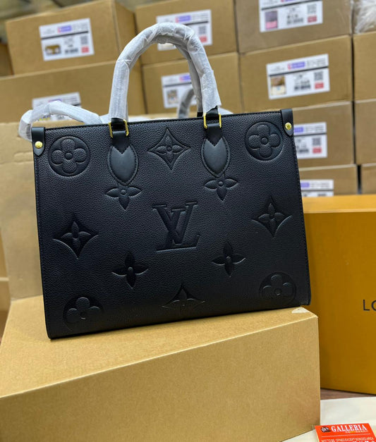 LOUIS VUITTON – ONTHEGO MM TOTE BAG (Black)