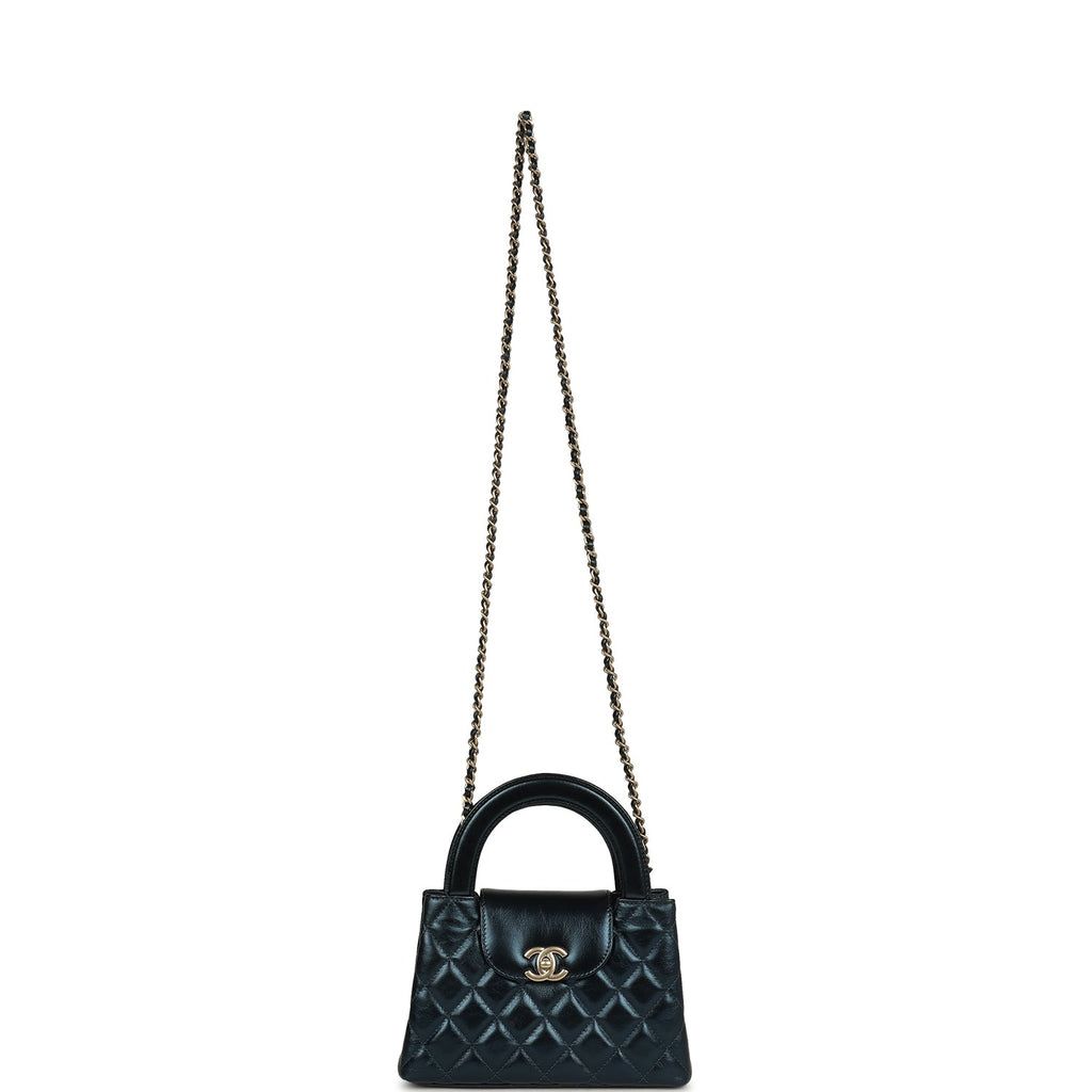 C-H-A-N-E-L KELLY MINI BAG SHINY AGED – Women Bag (Black)