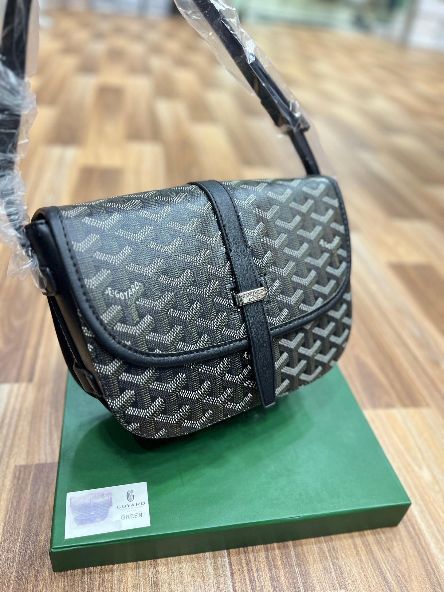 GOYARD Belvedere PM Women Bag – Crossbody Designer Luxury (Black)