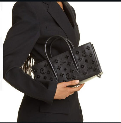CHRISTIAN LOUBOUTIN – Luxury Women Handbag with Long Belt (Black Design A)