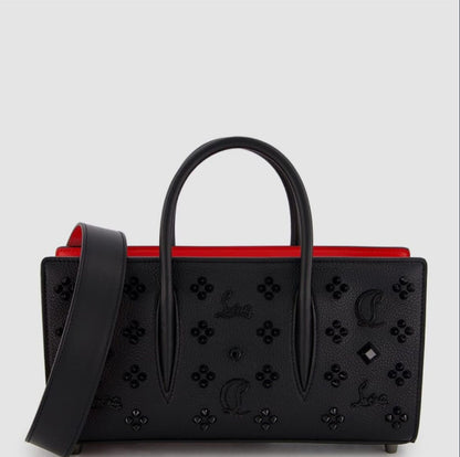 CHRISTIAN LOUBOUTIN – Luxury Women Handbag with Long Belt (Black Design A)
