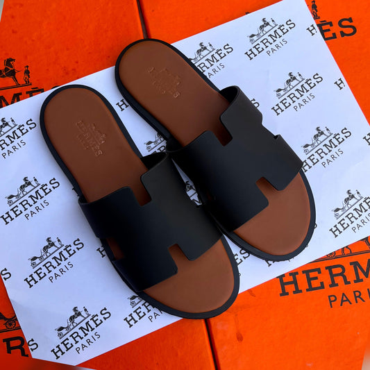 HERMÈS IZMIR – Women Sandals (Black Brown)