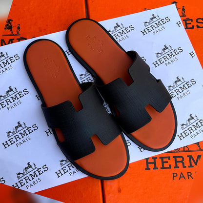 HERMÈS IZMIR – Women Sandals (Black Orange)