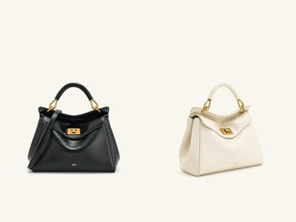 JW PEI Lucia Classic Top Handbag – Premium Women Bag (Black)