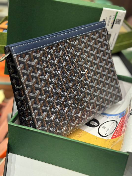 GOYARD SENAT MM POUCH – Women Bag (Blue)