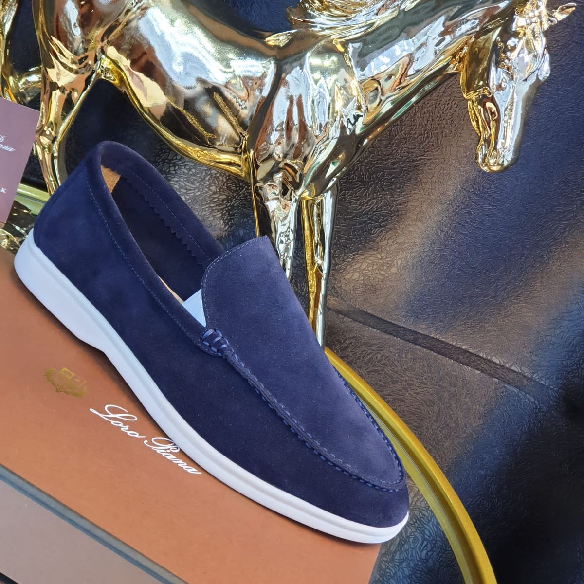 LORO PIANA Master Series – Men Shoes (Blue)