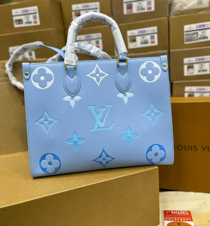 LOUIS VUITTON – ONTHEGO MM TOTE BAG (Sky Blue)