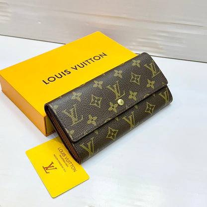NEW DESIGN – LV Brand Wallet (Official Model) (Brown)