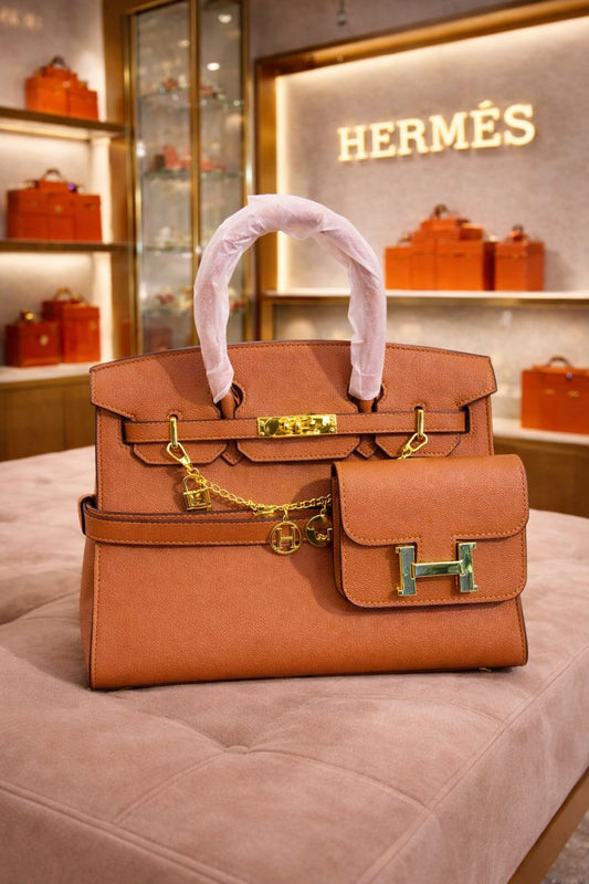 H-E-R-M-E-S Luxury Women Bag – Master Series (Brown)