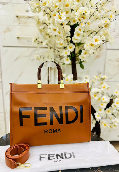 FENDI ROMA RESTOCK – Women Bag (Brown)