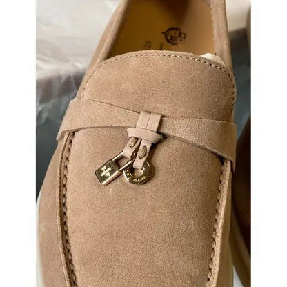 LORO PIANA SUMMER WALK – Women Ballet Flats / Loafers (Camel Brown)