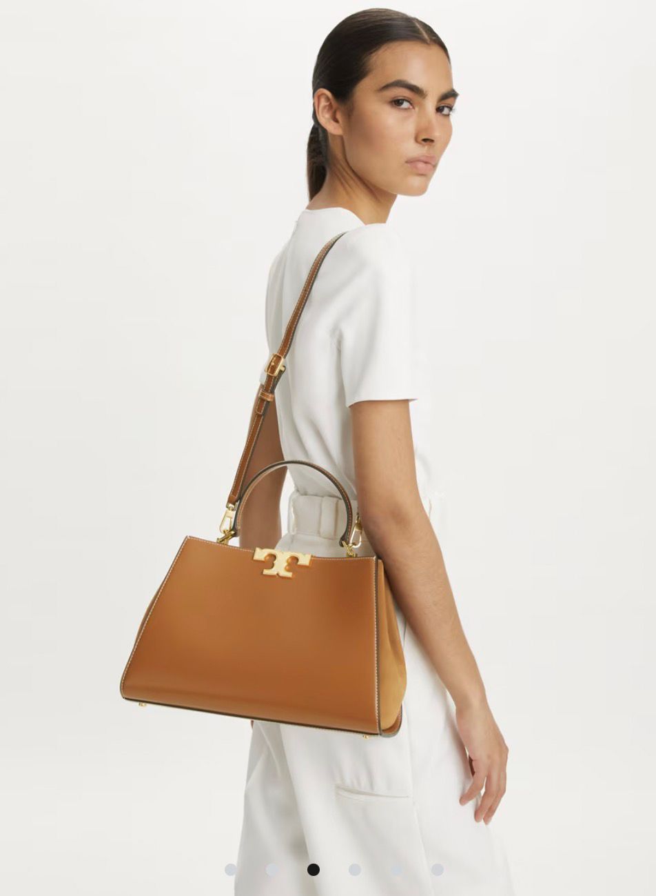 Tory Burch Eleanor Satchel – Premium Women Bag (Brown)