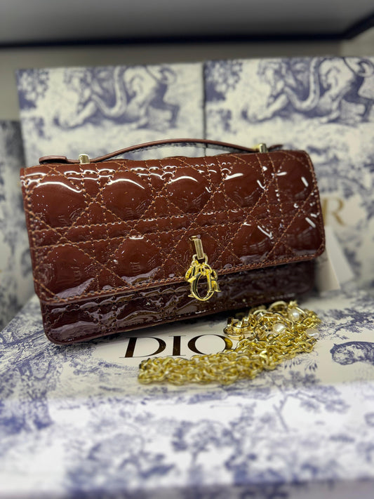 CHRISTIAN DIOR – MY DIOR MINI BAG (Chocolate Brown)