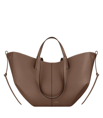 POLÈNE CYME EDITION TEXTURED TAUPE – Women Bag (Brown)