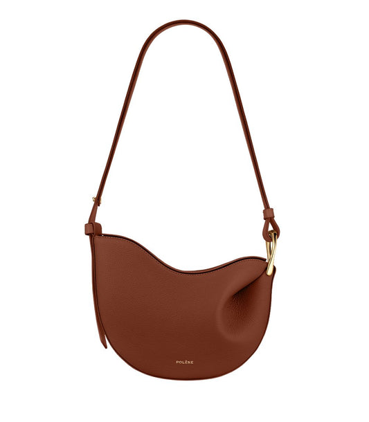 POLÈNE Tonca – Textured Cognac Edition Women Bag (Brown)