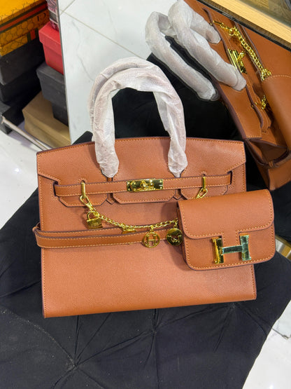 H-E-R-M-E-S Luxury Women Bag – Master Series (Brown)