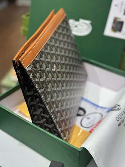 GOYARD SENAT MM POUCH – Women Bag (Brown)