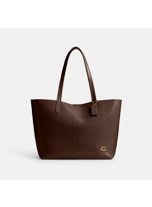 C-O-A-C-H North 32 Tote Bag – Premium Women Tote Bag with Suede Lining (Brown)