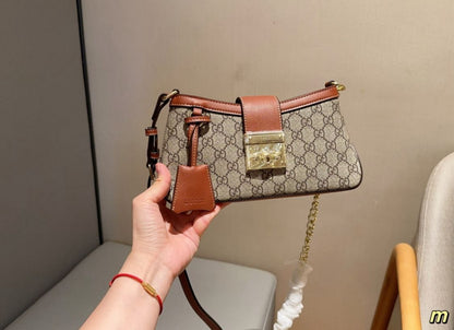 GUCCI PADLOCK – Women Shoulder Bag (New Design) (Brown)
