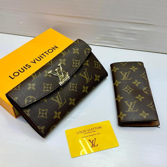 LOUIS VUITTON BRANDED WALLET WITH CARD HOLDER – Women Wallet (Brown)