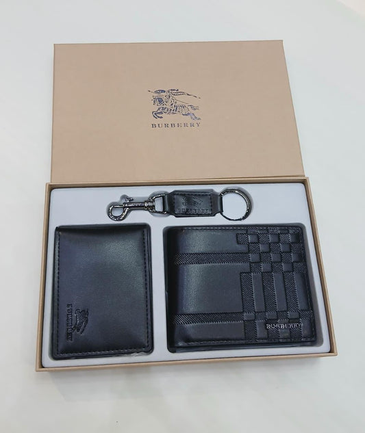 BURBERRY Wallet Sets (Black)