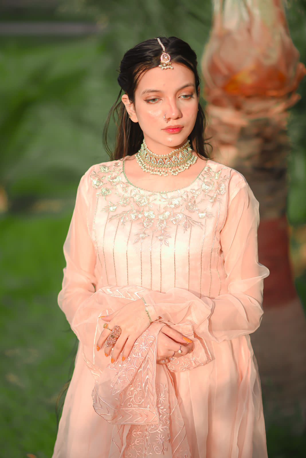TAJ MEHAL Wedding 3pc Stitched (Pink)