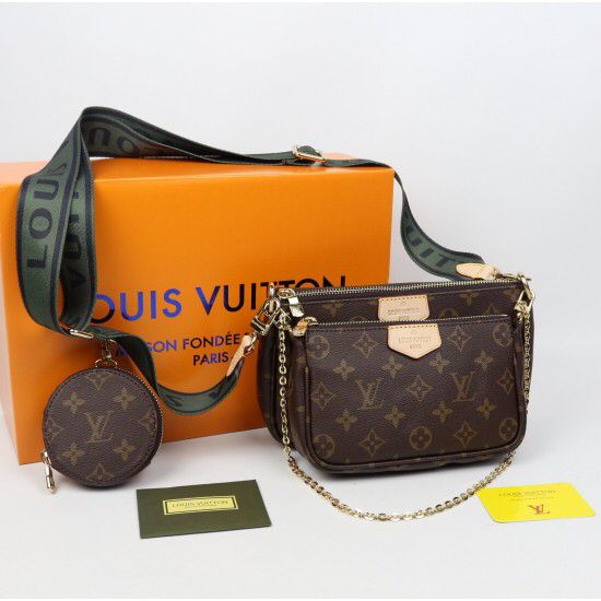 Louis Vuitton Women's Multi Pochette Accessoires Bag (Brown)