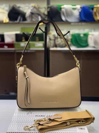 MARC JACOBS Drifter Small Convertible Shoulder Bag – Premium Quality (Beige)