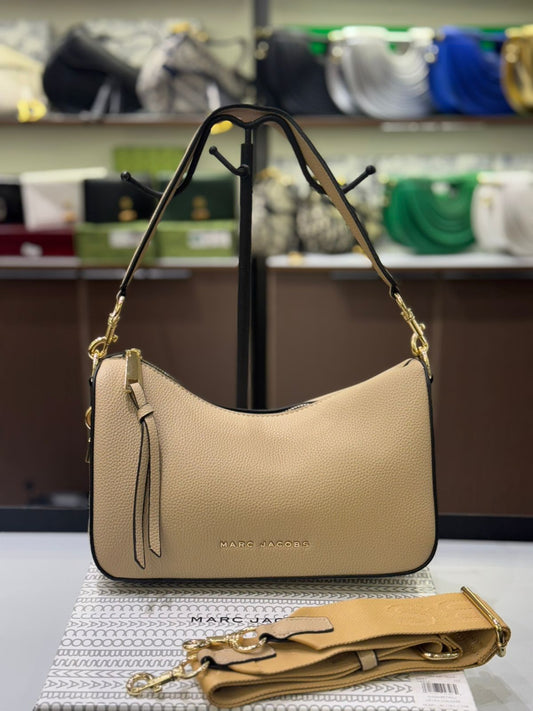 MARC JACOBS Drifter Small Convertible Shoulder Bag – Premium Quality (Beige)