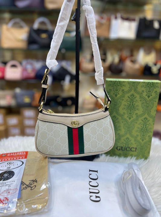 GUCCI Ophidia Mini Shoulder Bag – Premium Quality (Cream)