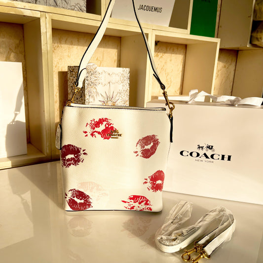 C-O-A-C-H BUCKET DESIGNER – Women Bag (White Design B)