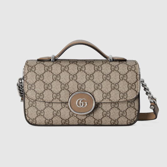 Gucci Petite GG Mini Shoulder Bag For women (Brown)