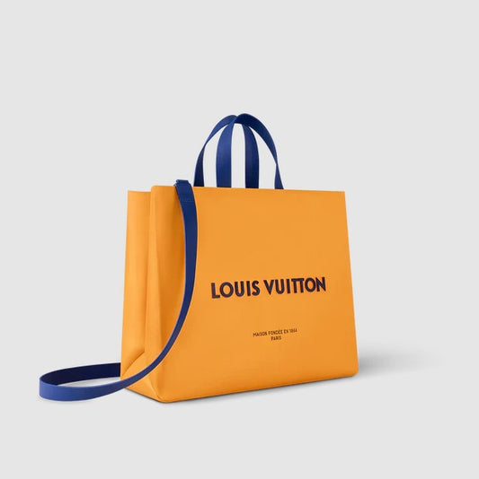 LOUIS VUITTON – Women Shopper Tote MM Bag Premium Quality (Orange)