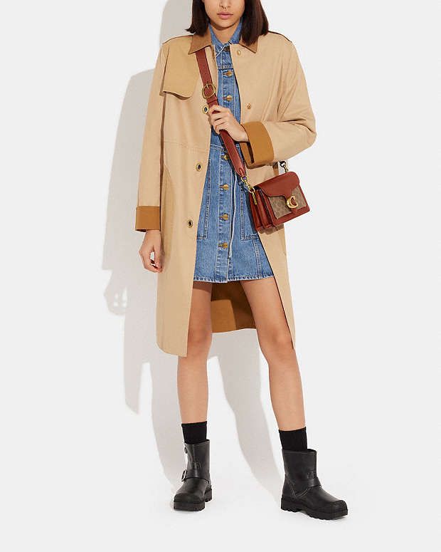 C-O-A-C-H TABBY MASTER SERIES LEATHER – Women Bag (Brown Beige)