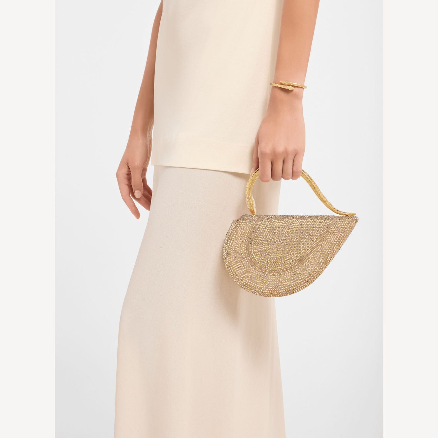 BVLGARI SERPENTI CUORE 1968 – Women Bag | Luxury Top Handle & Crossbody (Gold)