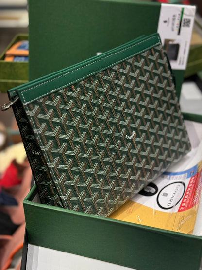 GOYARD SENAT MM POUCH – Women Bag (Green)