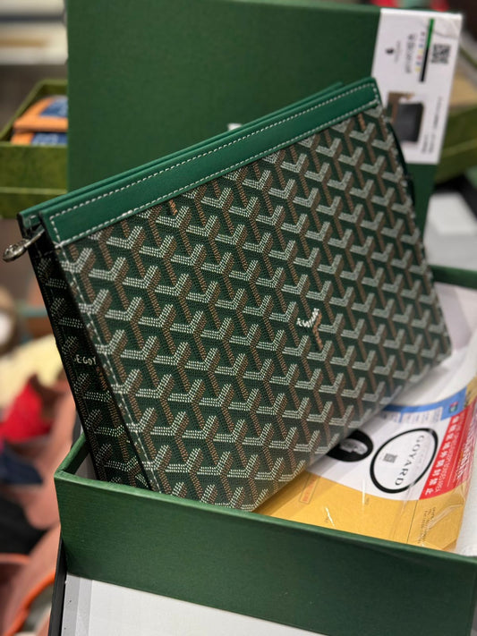 GOYARD SENAT MM POUCH – Women Bag (Green)