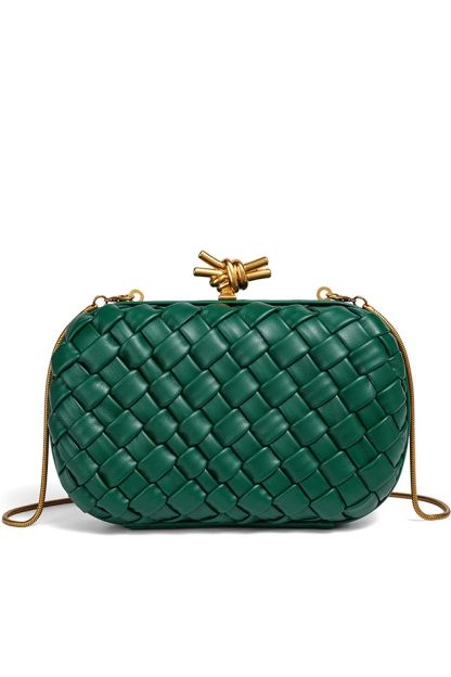 Bottega Veneta Knot Clutch – Premium Quality (Green)