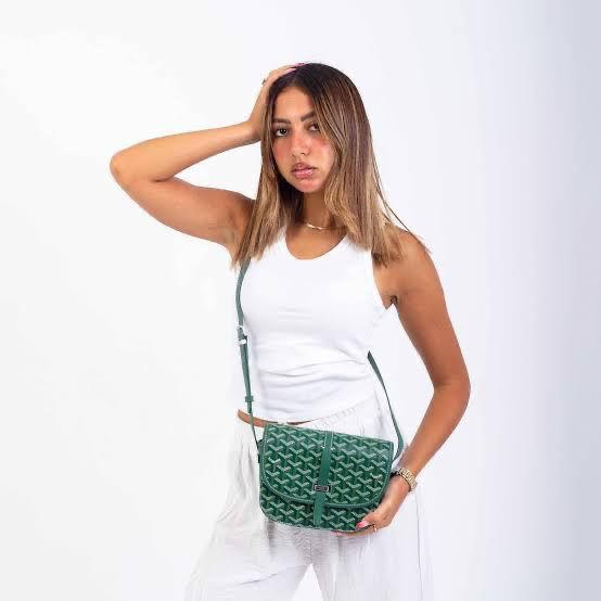 GOYARD Belvedere PM Women Bag – Crossbody Designer Luxury (Green)