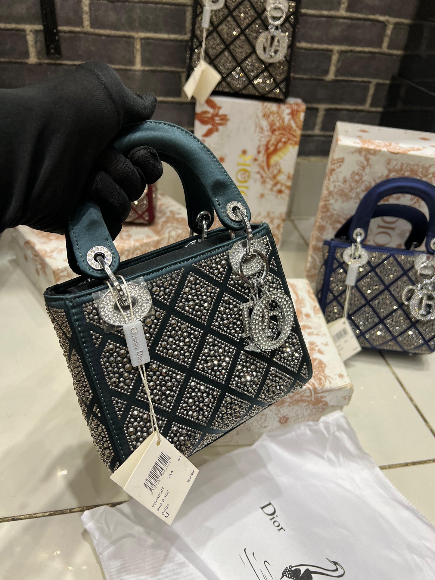 Christian Dior Lady Dior Mini – Luxury Women Bag (Green)