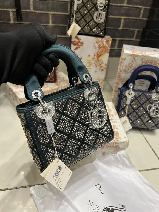 Christian Dior Lady Dior Mini – Luxury Women Bag (Green)