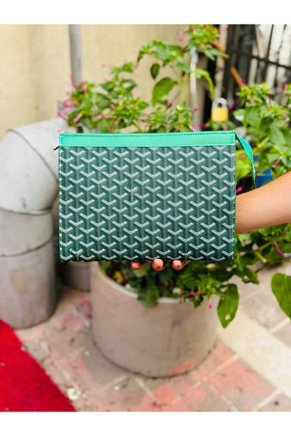 GOYARD SENAT MM POUCH – Women Bag (Green)