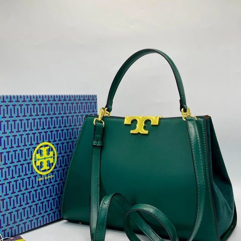 Tory Burch Eleanor Satchel – Premium Women Bag (Green)