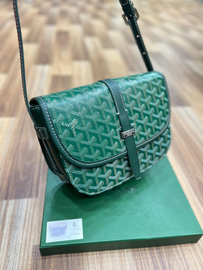GOYARD Belvedere PM Women Bag – Crossbody Designer Luxury (Green)