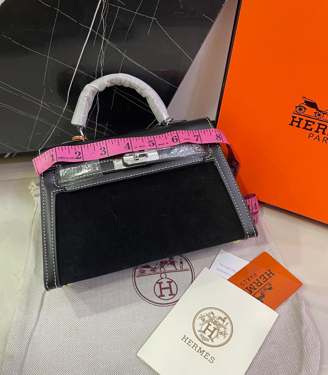 H-E-R-M-E-S P-A-R-I-S Crossbody Bag – Master Copy Premium Women Bag (Black)