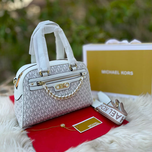 MICHAEL KORS — Master Quality Handbag (Full Branding | With Magnetic Box) (White)