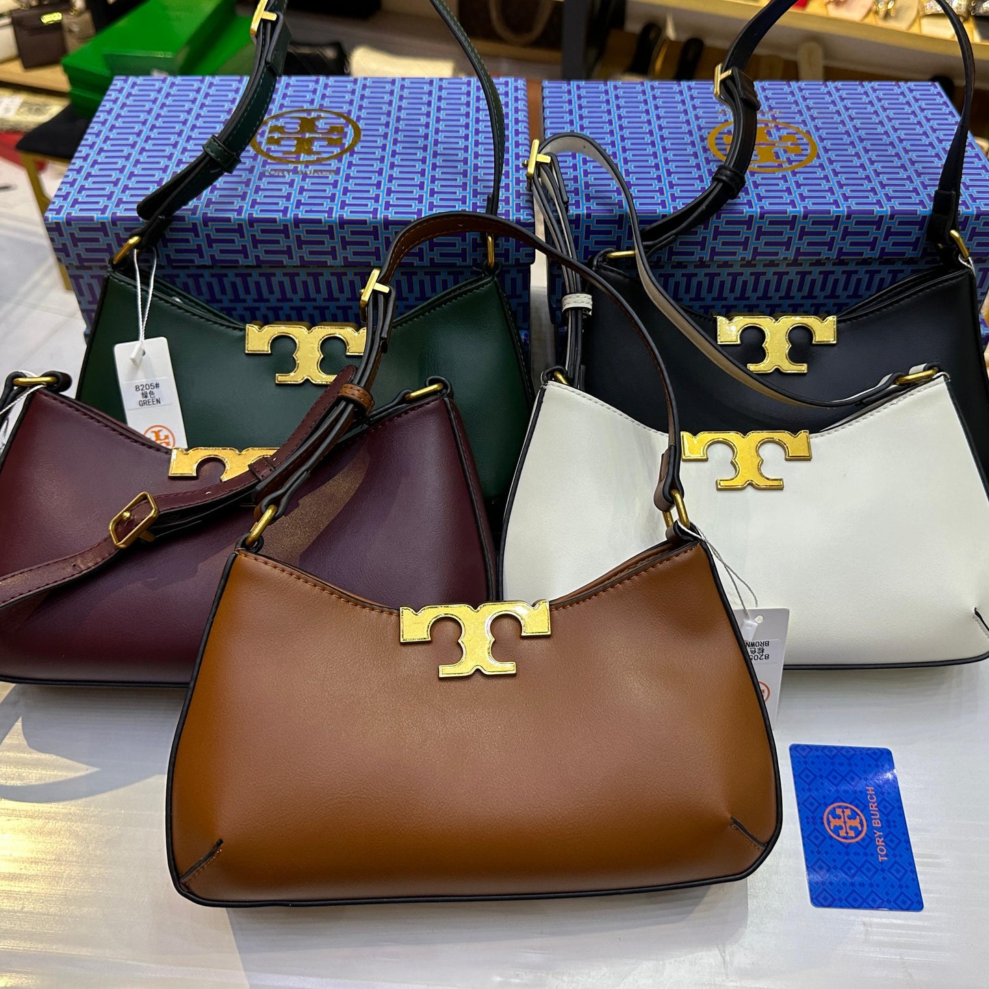 TORY BURCH – Master Series Handbag (Maroon)