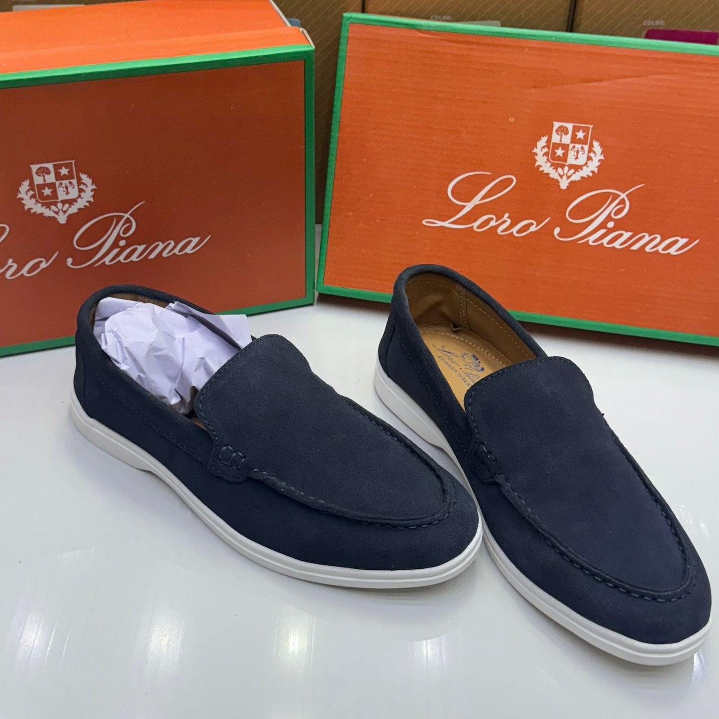 LORO PIANA Master Series – Men Shoes (Blue)