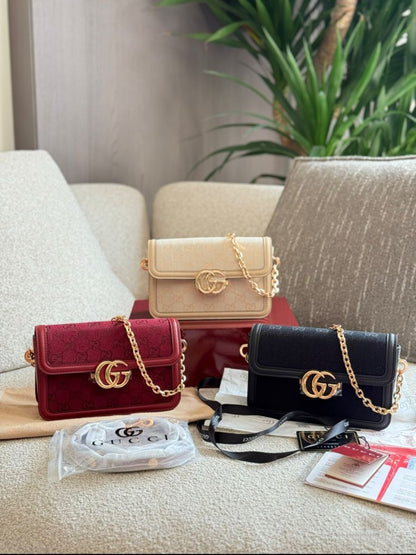 Gucci Go Small Shoulder Bag – Premium Quality (Beige)