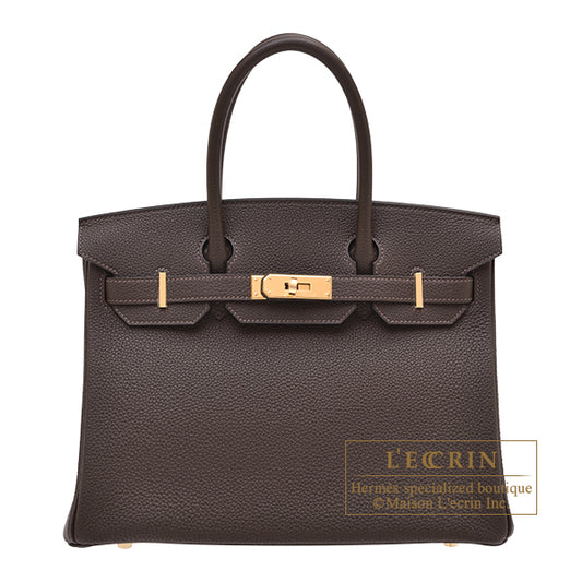 Hermes Birkin 25 Leather Gold Hardware Handbag Bag for Women (Grey Matt)